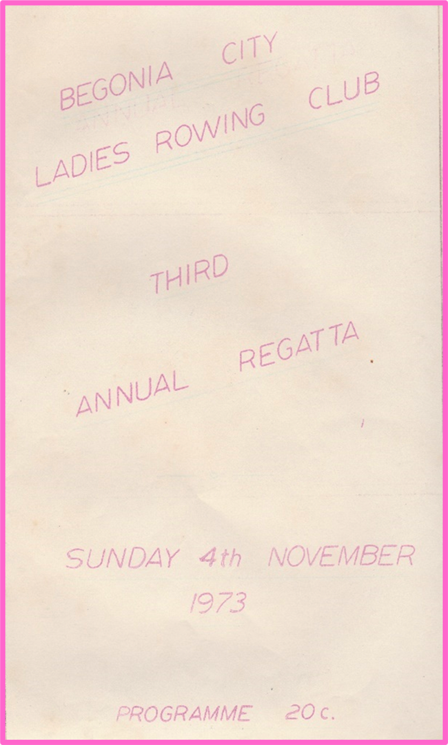 regatta program cover